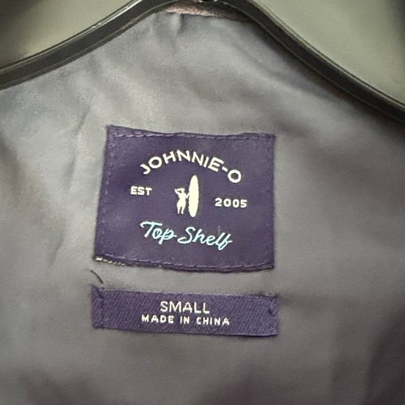 johnnie-O Quilted Dark Blue Puffer Jacket - Picture 6 of 9